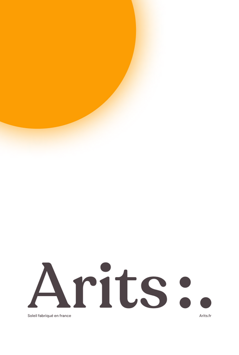  Logo d'Arits émettant des rayons de lumière naturelle